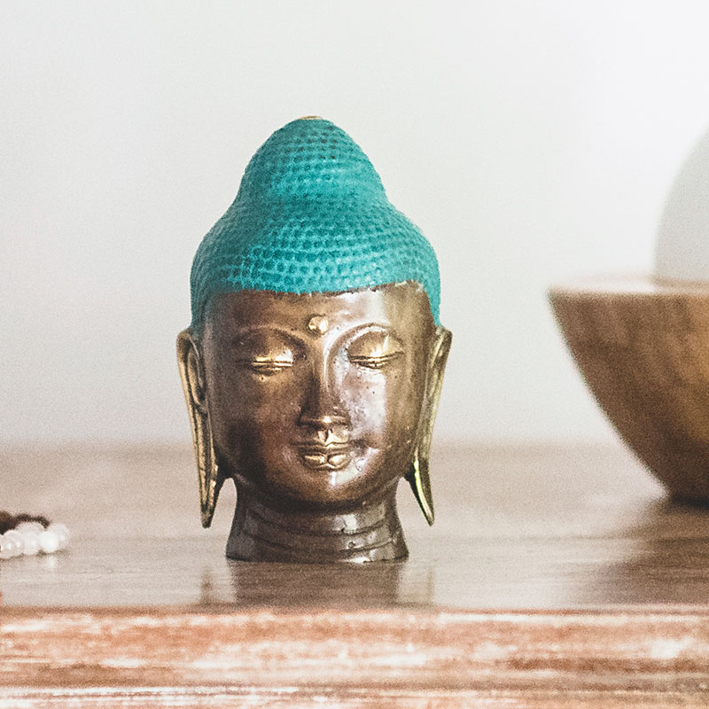 antique buddha head