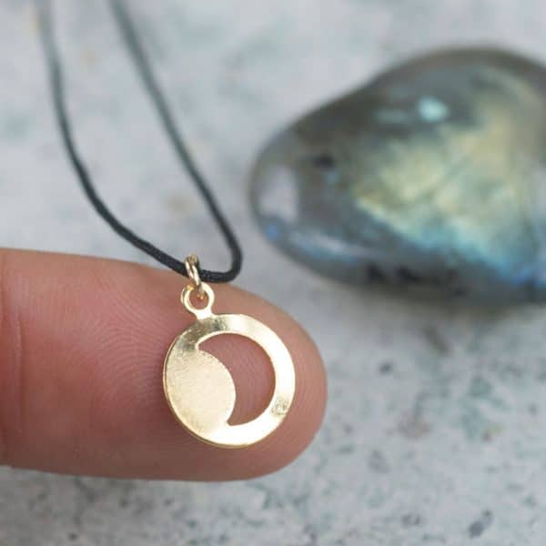 crescent moon choker